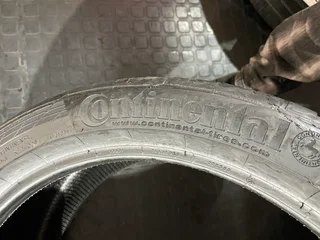 1x 245 35 18 Continental run flat tyre with 95% treads available for sale
