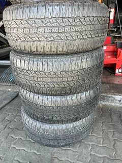 A clean set of 275 55 20 Yokohama tyres with very good treads available for sale