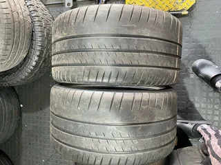 Two 295 30 20 Michelin pilot sport cup2 N1 tyres with 90% treads available for sale