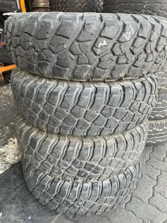 A clean set of 235 85 16 Bf Goodrich mud terrain available