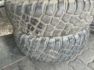 A clean set of 235 85 16 Bf Goodrich mud terrain available