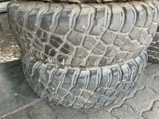 A clean set of 235 85 16 Bf Goodrich mud terrain available