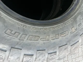 A clean set of 235 85 16 Bf Goodrich mud terrain available