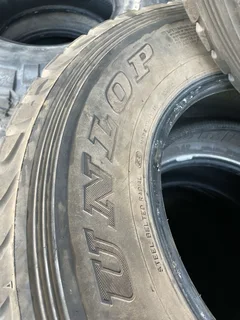 A clean set of 265 70 16 Dunlop Grandtrek AT3G tyres with good treads available