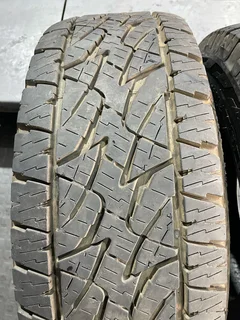 2x 254 75 15 Firestone tyres with very good treads available for sale