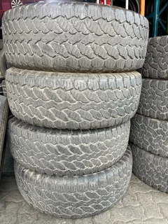 A clean set of 285 70 17 general grabber tyres with good treads available