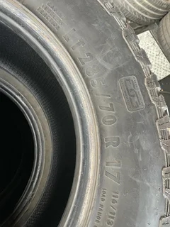 A clean set of 285 70 17 general grabber tyres with good treads available