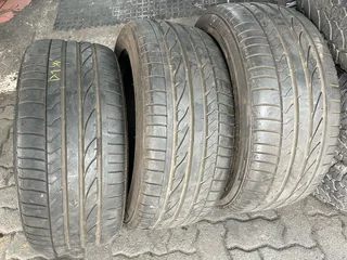 3x 245 45 17 Bridgestone run flat tires with 99% treads available