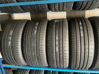A clean set of 255/40/18 and 225/45/18 Continental run flat tires with 98% treads available for the