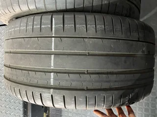 Two 275/30/20 Pirelli run flat tires with good treads available for sale