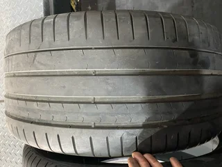 Two 275/30/20 Pirelli run flat tires with good treads available for sale
