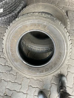 Two 265/70/16 Dunlop Grandtrek tyres with great tread available for sale