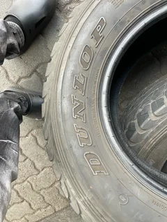 Two 265/70/16 Dunlop Grandtrek tyres with great tread available for sale