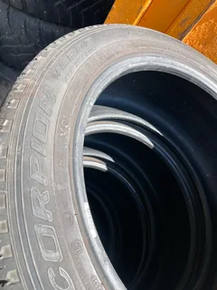 A clean set of 275/45/20 Pirelli scorpion verde tyres with good treads available for sale