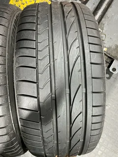 2x 245/45/17 Bridgestone run flat tires with 95% treads available for sale