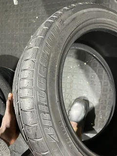 2x 245/45/17 Bridgestone run flat tires with 95% treads available for sale