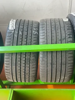 TWO 275/25/20 normal tyres with 98% treads available for sale