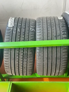 TWO 275/25/20 normal tyres with 98% treads available for sale