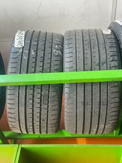 TWO 275/25/20 normal tyres with 98% treads available for sale