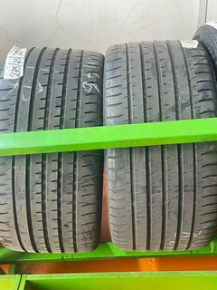 TWO 275/25/20 normal tyres with 98% treads available for sale