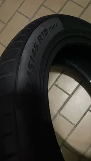 TWO 245/45/19 Pirelli normal tyres with good treads available for sale