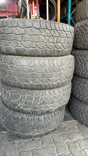 A clean set of 265/70/16 Cooper discoverer at3 with great treads available