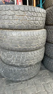 A clean set of 265/70/16 Cooper discoverer at3 with great treads available