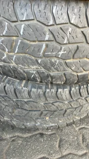 A clean set of 265/70/16 Cooper discoverer at3 with great treads available