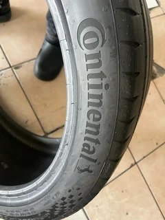 TWO clean 265/35/19 Continental tyres with 80% treads available for sale