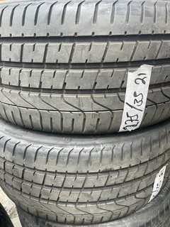 A clean set of 275/35/21 Pirelli tyres with 90% treads available for sale