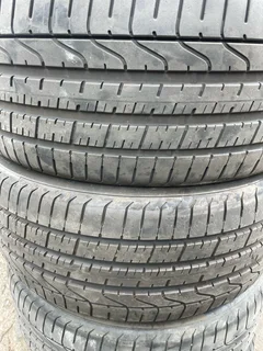 A clean set of 285/40/22  Pirelli tyres with 95% treads available for sale