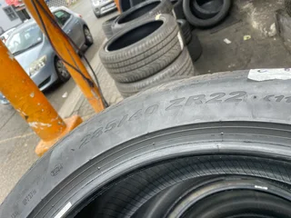 A clean set of 285/40/22  Pirelli tyres with 95% treads available for sale