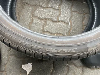 TWO 315/30/22 Pirelli tyres with 98% treads available for sale