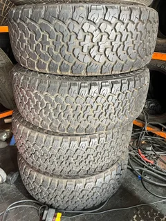 A clean set of 265/60/18 tyres with 98% treads available for sale