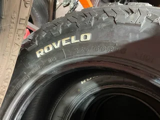A clean set of 265/60/18 tyres with 98% treads available for sale