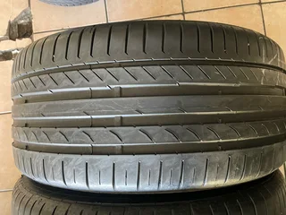 2x 245/40/18 Continental run flat tires with 98% treads available for sale