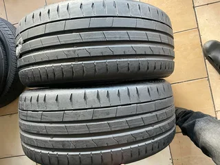 2x 235/40/19 Continental normal tyres with 95% treads available for sale