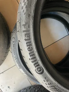 2x 235/40/19 Continental normal tyres with 95% treads available for sale