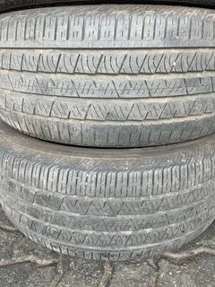 3x 255 50 19 Continental run flat tires with good treads available for sale