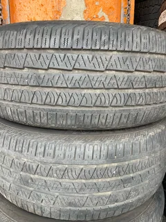 3x 255 50 19 Continental run flat tires with good treads available for sale