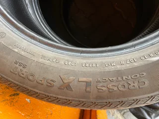 3x 255 50 19 Continental run flat tires with good treads available for sale