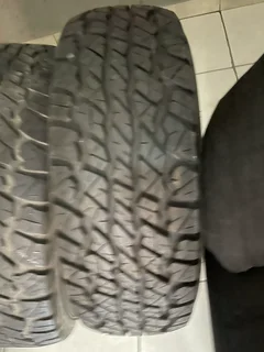 3x 265 70 16 Dunlop Grandtrek tyres with great treads available for sale