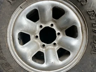 2x 15inch Bakkie rims and tyres 255/70/15 Yokohama and 265/75/15 Goodyear tyre available for sale
