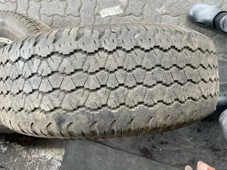 2x 15inch Bakkie rims and tyres 255/70/15 Yokohama and 265/75/15 Goodyear tyre available for sale