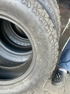 3x 265/65/17 Velocity Raptor tyres with good treads available for sale