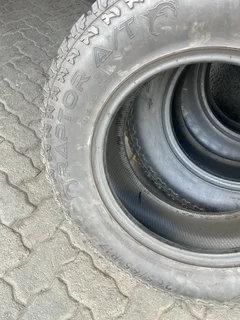 3x 265/65/17 Velocity Raptor tyres with good treads available for sale