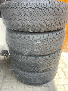 A clean set of 265/70/16 General grabber tyres with great treads available for sale