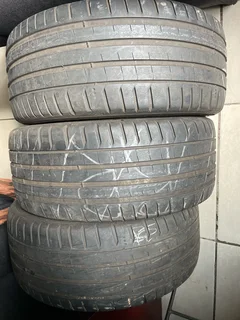 3x 205/40/17 Michelin sport5 tyres with good treads available for sale