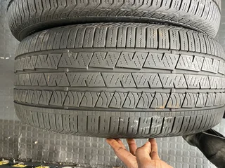 2x 255/50/19 Continental run flat tires with 90% treads available for sale