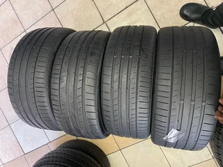 A clean set of 235/35/19 Continental tyres with great treads available for sale